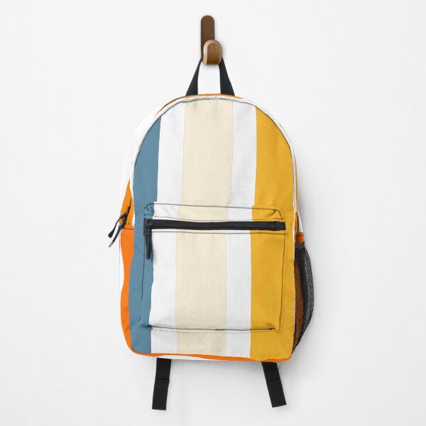 Item preview, Blue Yellow Pink Colorful Minimalist Classic Retro Stripes designed and sold by LiquidWing.