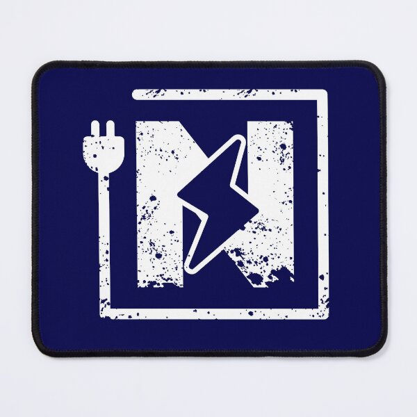 Item preview, Electrical letter N | Electrician or Electrical Engineer name initial N, Electricity art designed and sold by EngineersArt.