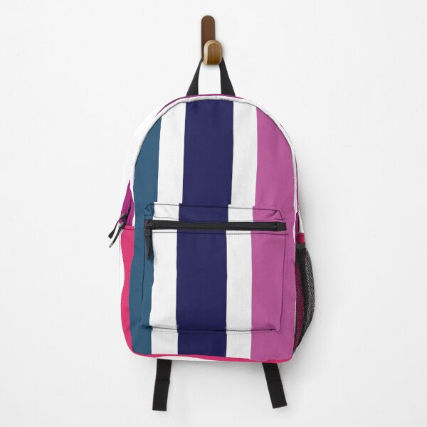 Item preview, Blue Pink Colorful Minimalist Classic Retro Stripes designed and sold by LiquidWing.