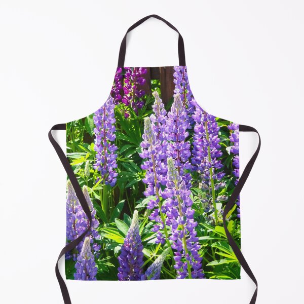Item preview, Purple violet pink pink lupine flowers | Multi-leaved lupins Lupinus polyphyllus amidst lush green grass. designed and sold by sopfanna.