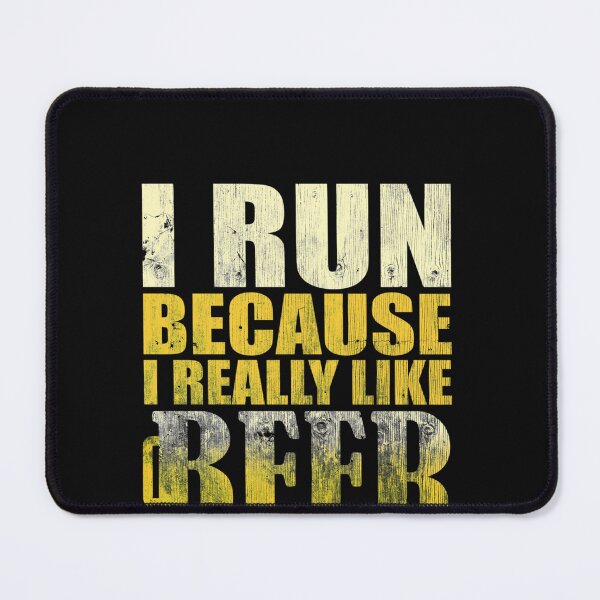 Item preview, I Run Because I Really Like Beer Essential T-Shirt designed and sold by RichardKrug.