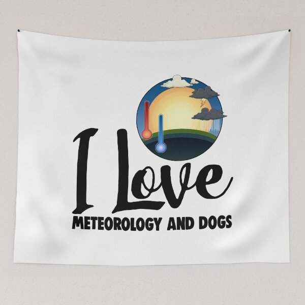 Item preview, I Love Meteorology And Dogs designed and sold by Bendthetrend.
