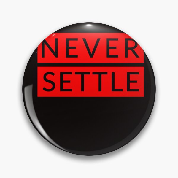 Item preview, Never Settle OnePlus Red Classic T-Shirt designed and sold by Kugathasan.