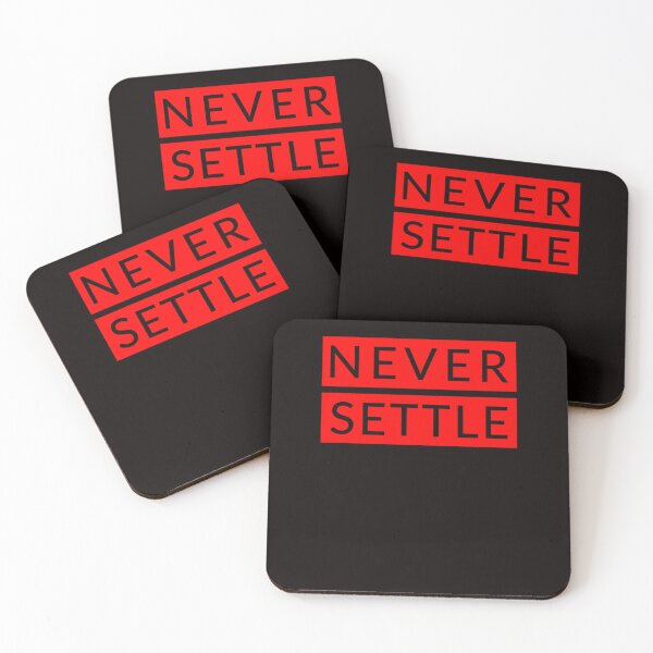 Item preview, Never Settle OnePlus Red Classic T-Shirt designed and sold by Kugathasan.