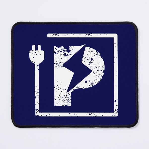 Item preview, Electrical letter P | Electrician or Electrical Engineer name initial P, Electricity art designed and sold by EngineersArt.