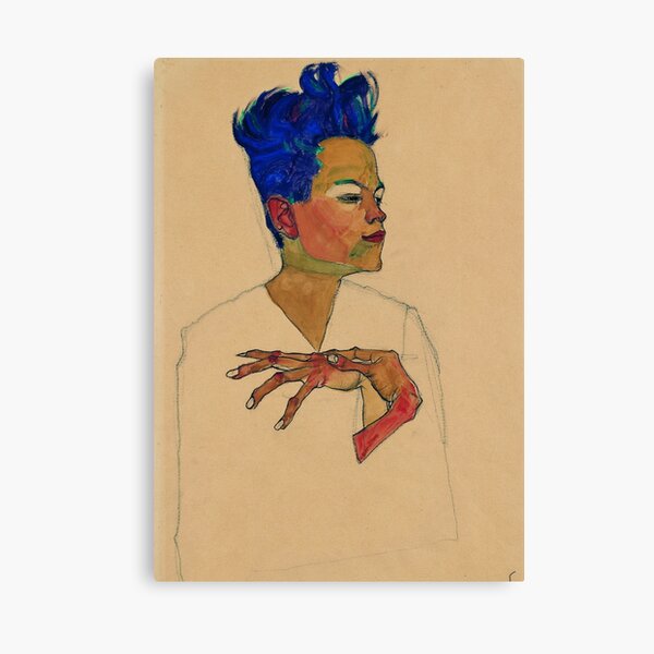 Egon Schiele Prints,Classic Paintings,Photo Poster of egon, self portrait of egon schiele, Impression sur toile