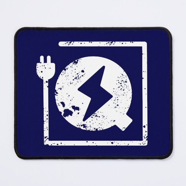 Item preview, Electrical letter Q | Electrician or Electrical Engineer name initial Q, Electricity art designed and sold by EngineersArt.