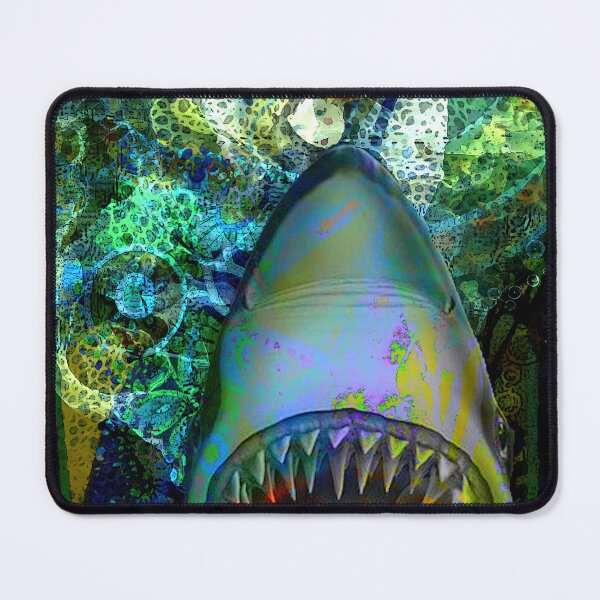 Item preview, Making Friends with the Sea Shark Angel Sea Terror Surrealism designed and sold by Catawampus-Cat.