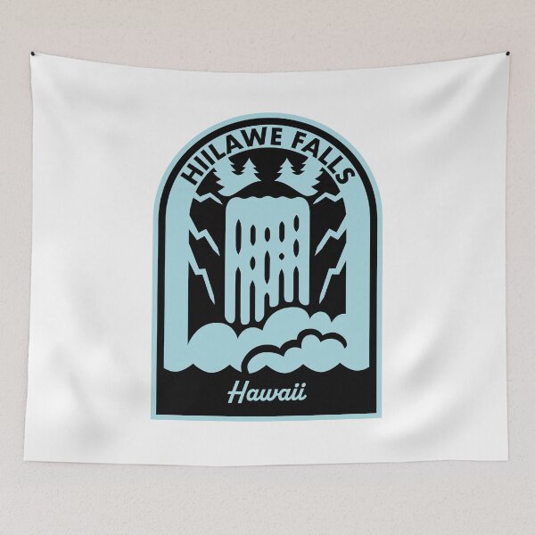 Item preview, Hiilawe Falls Hawaii designed and sold by HalpinDesign.