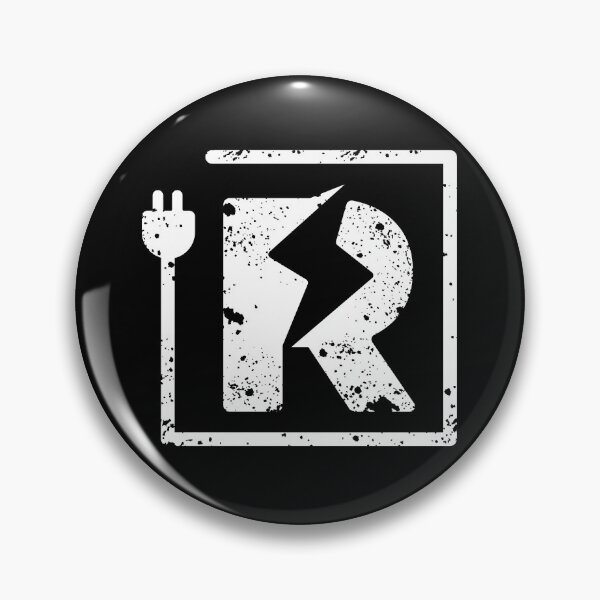 Item preview, Electrical letter R | Electrician or Electrical Engineer name initial R, Electricity art designed and sold by EngineersArt.