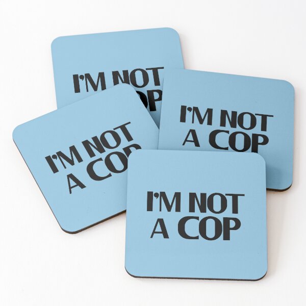 Item preview, Im Not A Cop - Bold Black Text designed and sold by Chubuter.