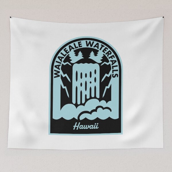 Item preview, Waialeale Waterfalls Hawaii designed and sold by HalpinDesign.