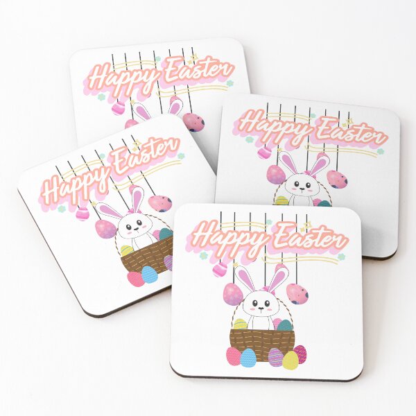 Item preview, funny pink rabbit easter , happy easter day  designed and sold by AnimeBrandStore.