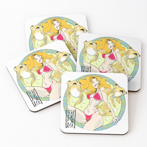 Item preview, Pinup Girl with Goldfish designed and sold by Shlepzig.