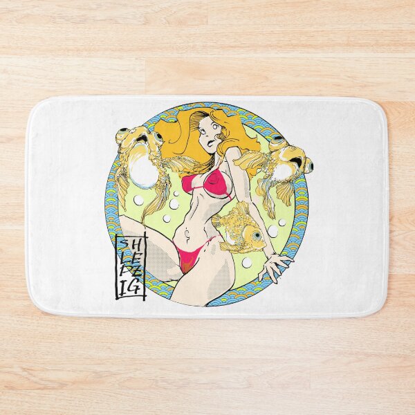 Item preview, Pinup Girl with Goldfish designed and sold by Shlepzig.