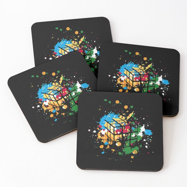 Item preview, Rubik Colourful Splatters   designed and sold by JayvoRyannt.