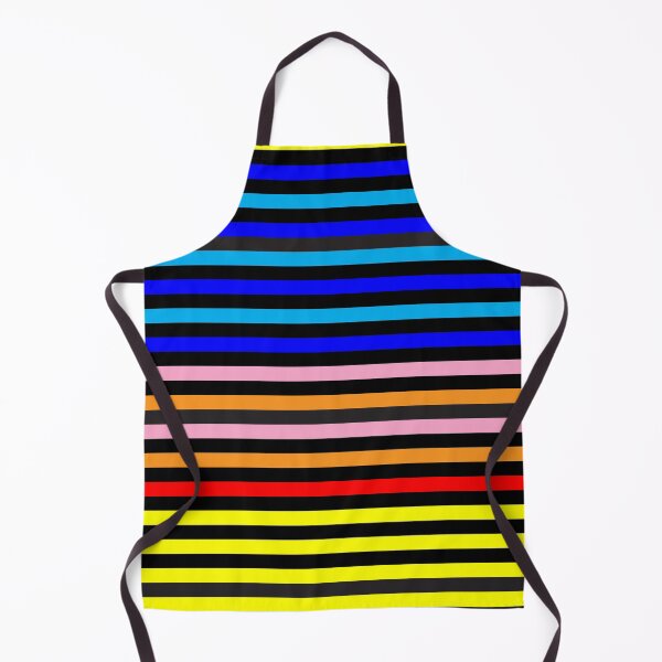 Item preview, 65 MCMLXV Black Multi Color Stripe Pattern designed and sold by 65 MCMLXV.