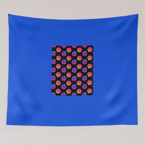 Item preview, Pulse Chain and Hex Crypto Logo Pattern Graphic T-Shirt designed and sold by SylviaPagel.