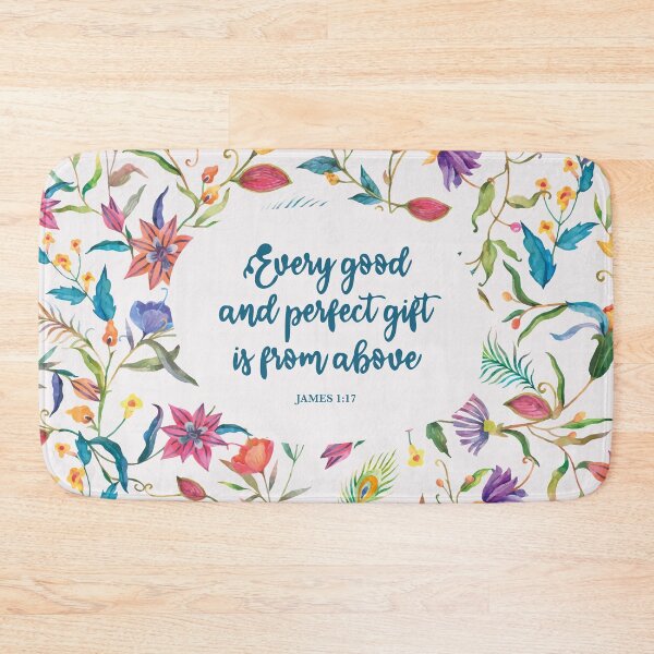 Item preview, Every good and perfect gift is from above - James 1:17, Bible Verse designed and sold by StudioCitrine.
