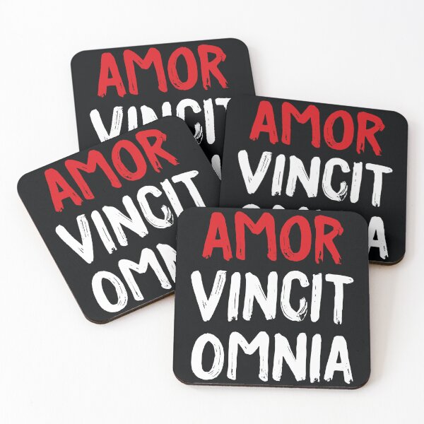 Item preview, Amor Vincit Omnia (Red & White) designed and sold by Daap.