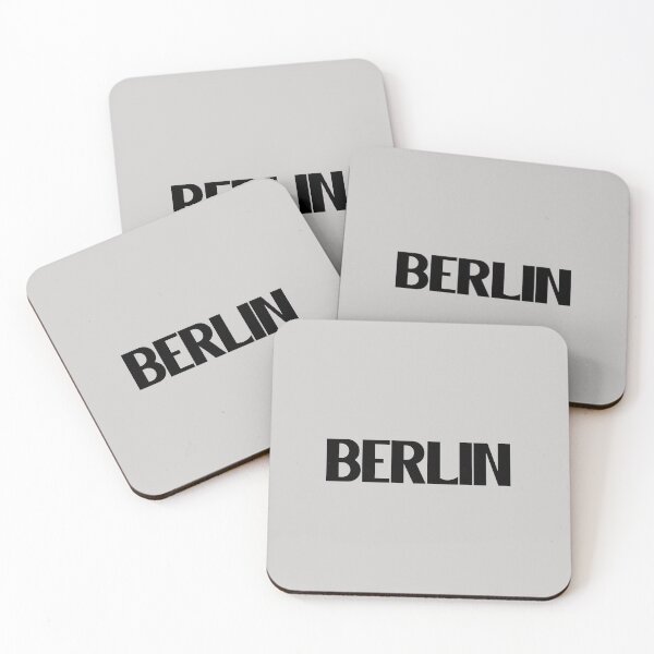 Item preview, Berlin - Bold Black Text designed and sold by Chubuter.