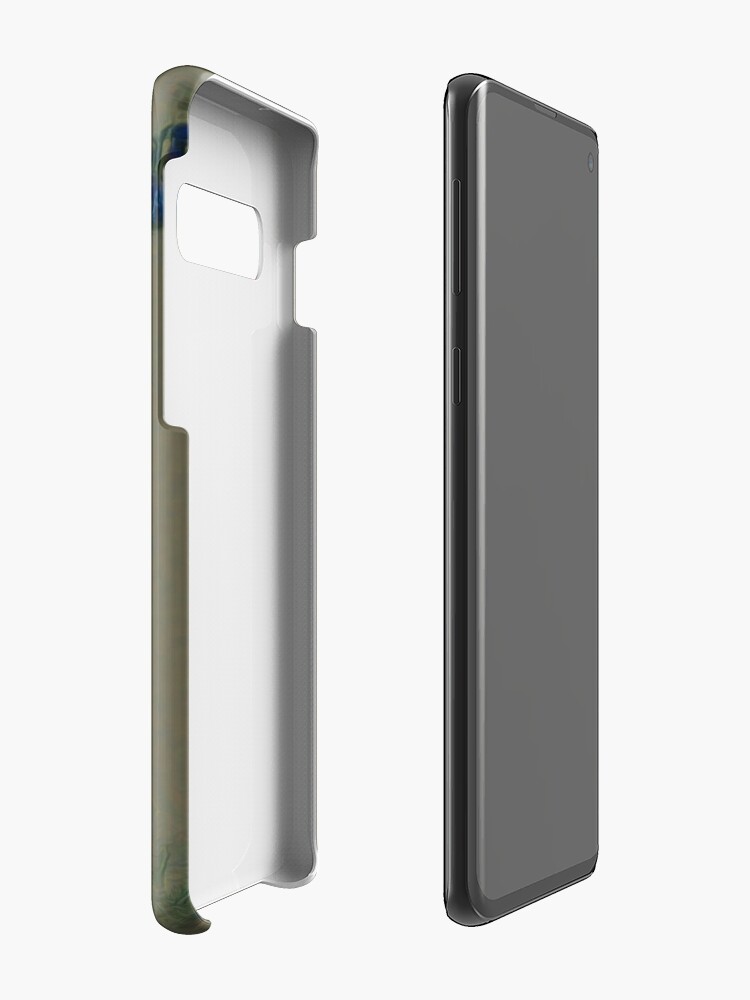 Alternate view of Ninja cat hiding in poppy #Art Case & Skin for Samsung Galaxy