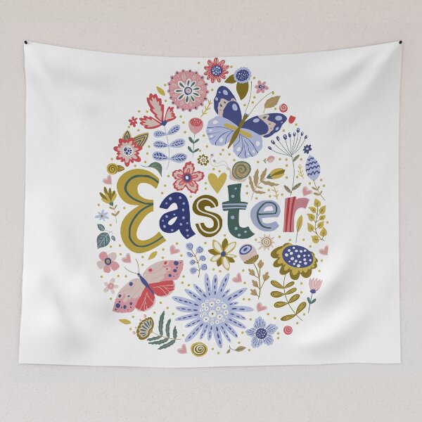 Item preview, funny eggs happy easter day , beautiful easter day flowers designed and sold by AnimeBrandStore.