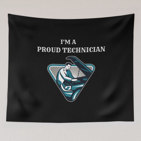 Item preview, I'm A Proud Technician designed and sold by DigitalChickHub.