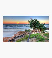 Super Moonrise at Coolum Photographic Print
