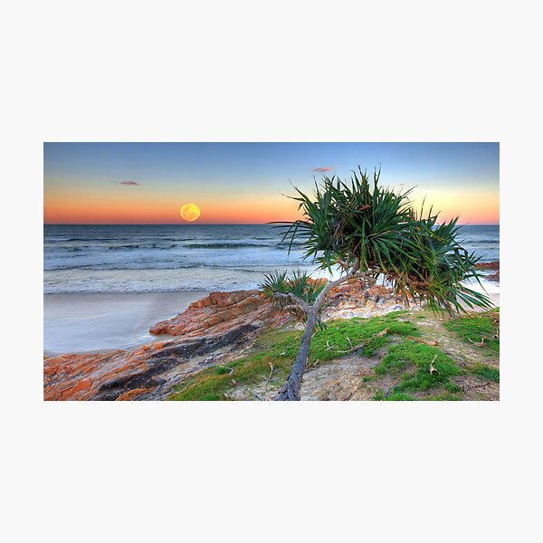 Super Moonrise at Coolum Photographic Print