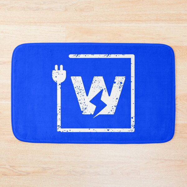 Item preview, Electrical letter W | Electrician or Electrical Engineer name initial letter W, Electricity art designed and sold by EngineersArt.