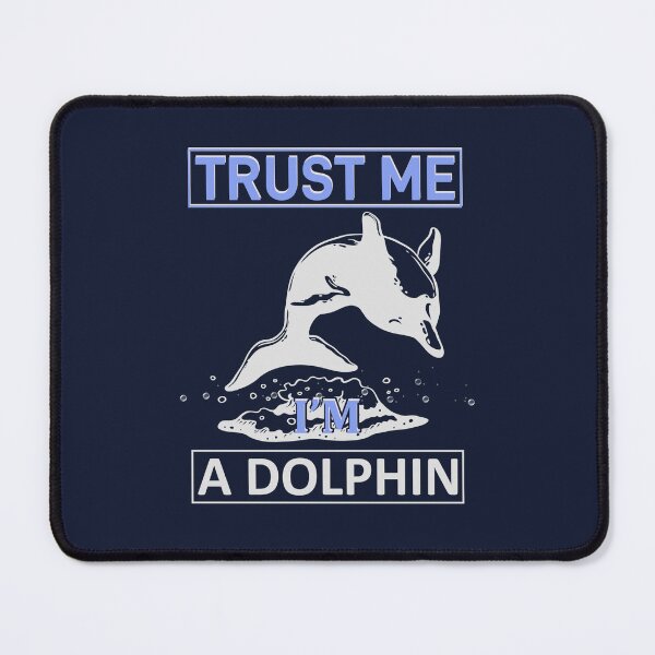 Item preview, Trust me Im a dolphin lover quote design designed and sold by TipTopTapo.