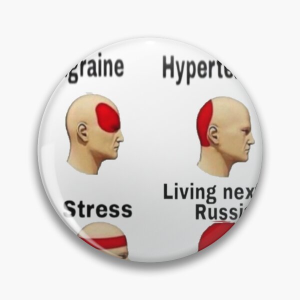 Item preview, Types of headaches Living next to russia designed and sold by Shrewd Mood.