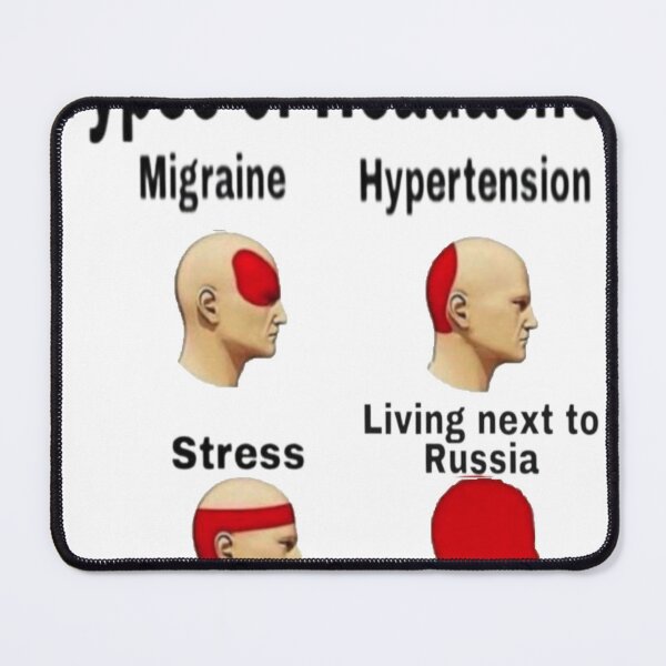 Item preview, Types of headaches Living next to russia designed and sold by Shrewd Mood.