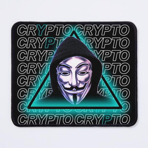 Item preview, Neon Anonymous Crypto designed and sold by blockrock.
