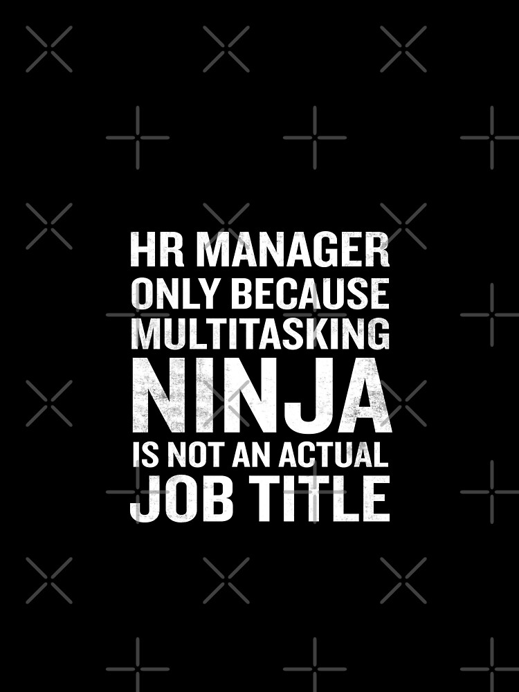 "Human Resources HR Manager Funny Job Title Joke" Women's Chiffon Top