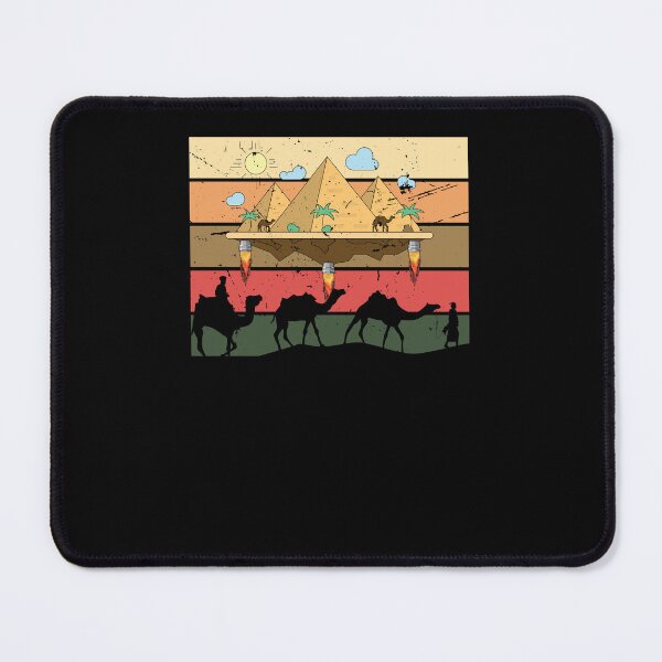 Item preview, Alien UFO Ancient Egyptian Pyramids Space Science Fan designed and sold by Dressed For  Duty.