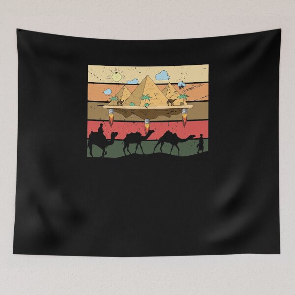 Item preview, Alien UFO Ancient Egyptian Pyramids Space Science Fan designed and sold by Dressed For  Duty.