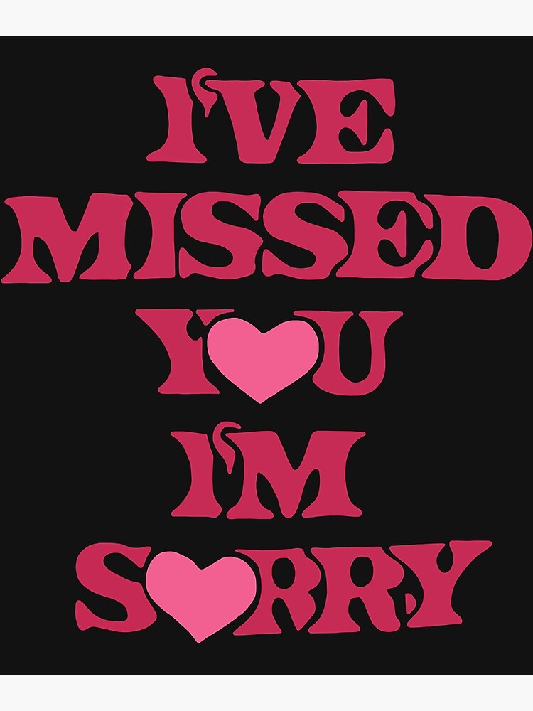 Gracie Abrams ‘ive Missed You Im Sorry Sticker Poster By Ieatswans