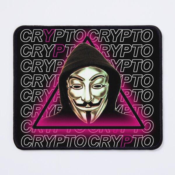 Item preview, Neon Anonymous Crypto designed and sold by blockrock.