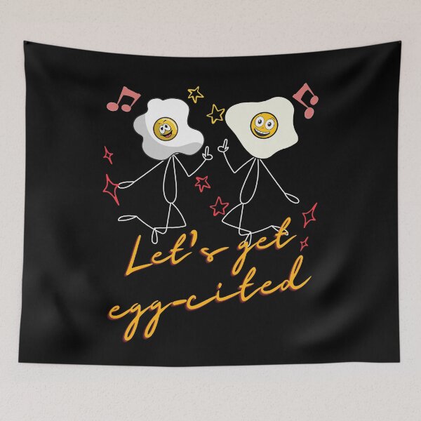 Item preview, Let's Get Egg-cited designed and sold by BronikowskiART.