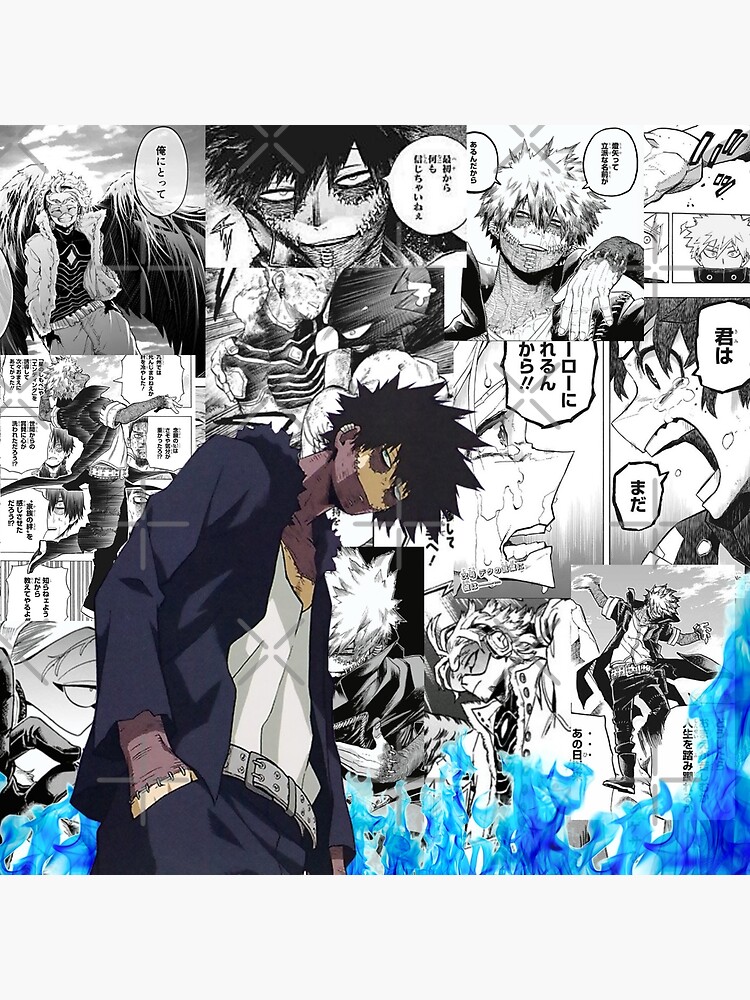"Dabi Blue Fire Villain My Hero Academia Boku Anime Manga" Poster by