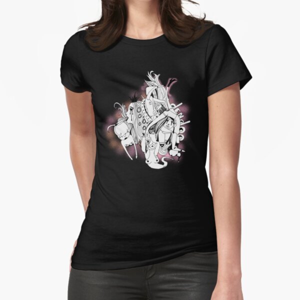 Visual Throwup (large) Fitted T-Shirt