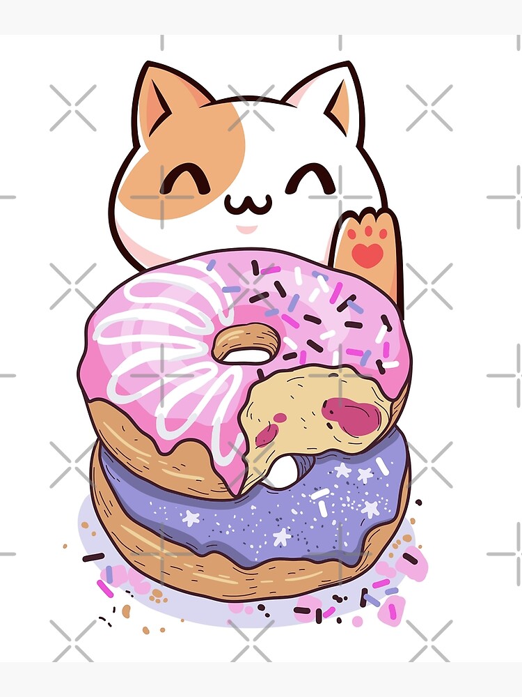 Amazon.com: Anime and Donut Manga Anime Kawaii Lover Just a Girl Who Loves  Donuts Japan Manga Anime Kawaii Lover Throw Pillow, 16x16, Multicolor :  Home & Kitchen