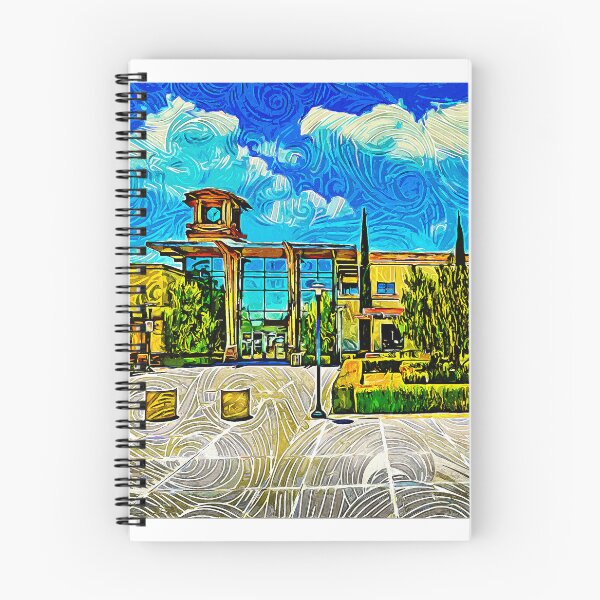 Item preview, The city hall of Murrieta, California - impressionist painting designed and sold by NickoPrints.