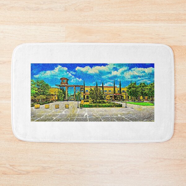 Item preview, The city hall of Murrieta, California - impressionist painting designed and sold by NickoPrints.