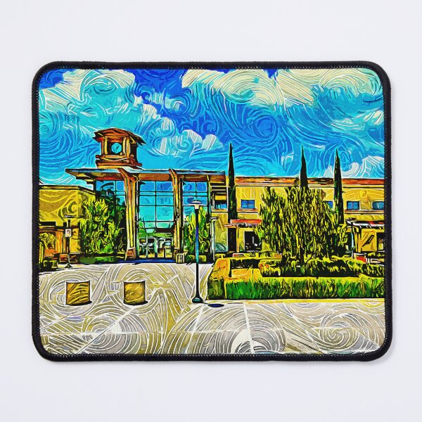 Item preview, The city hall of Murrieta, California - impressionist painting designed and sold by NickoPrints.
