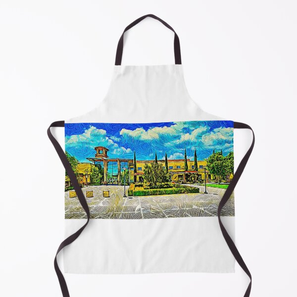 Item preview, The city hall of Murrieta, California - impressionist painting designed and sold by NickoPrints.