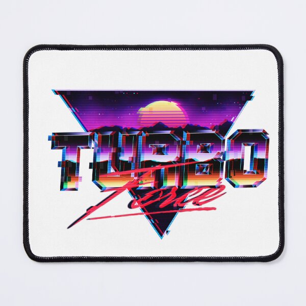 Item preview, Glitchy 80s style Turbo Force logo designed and sold by 486DesignCo.
