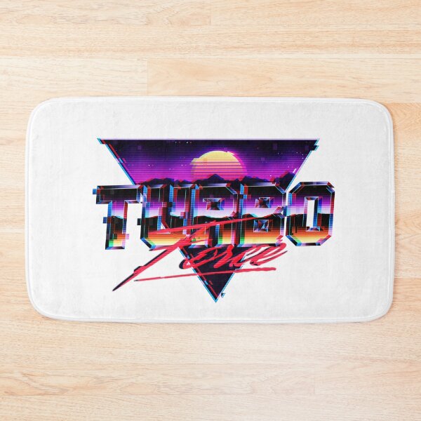 Item preview, Glitchy 80s style Turbo Force logo designed and sold by 486DesignCo.